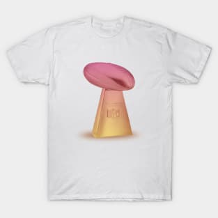 NFL Championship Trophy: Red to Orange Gradient Trophy T-Shirt